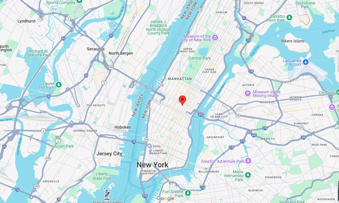 New York, New York on Google Maps