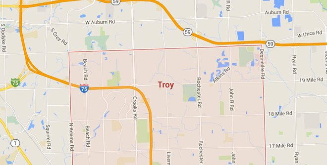 Troy, Michigan on Google Maps